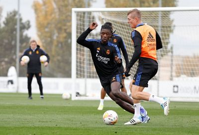 entrenamiento del real madrid