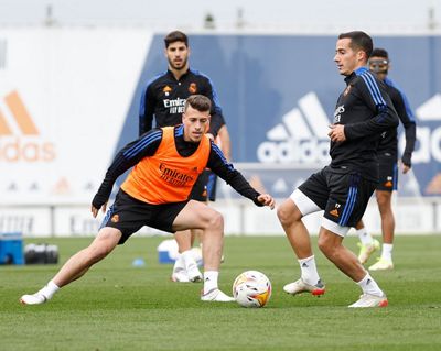 entrenamiento del real madrid