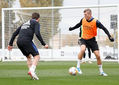 entrenamiento del real madrid