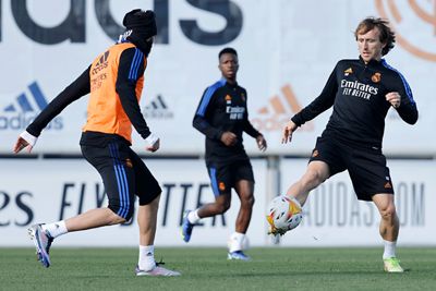 entrenamiento del real madrid