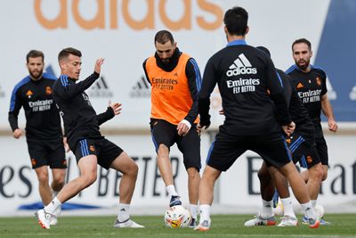 entrenamiento del real madrid