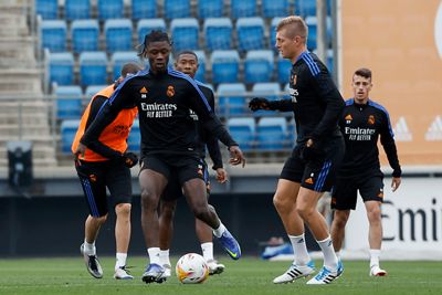 entrenamiento del real madrid