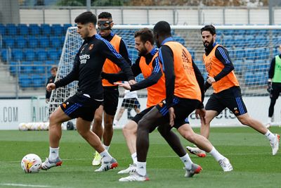 entrenamiento del real madrid