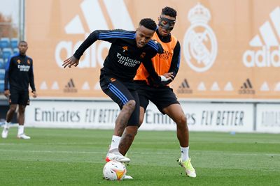 entrenamiento del real madrid