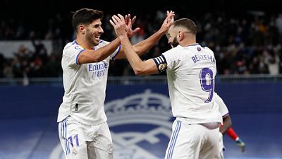 Once inicial del Real Madrid contra el Granada