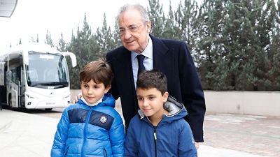 El presidente, con el equipo en Granada