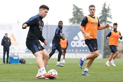 entrenamiento del real madrid