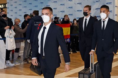 llegada del real madrid a moldavia