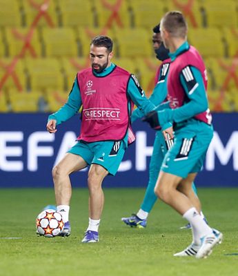 entrenamiento del real madrid