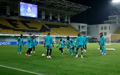 entrenamiento del real madrid