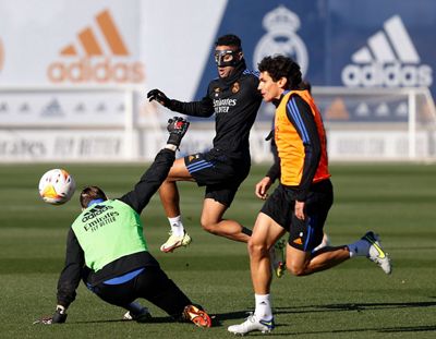 entrenamiento del real madrid