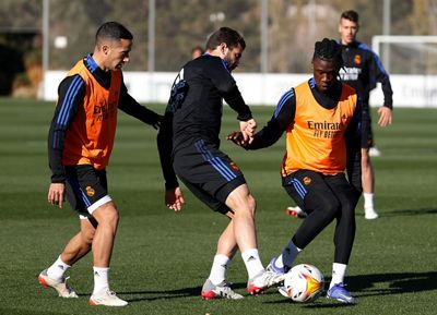 entrenamiento del real madrid