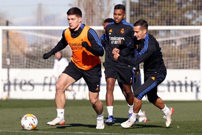 entrenamiento del real madrid
