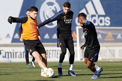 entrenamiento del real madrid