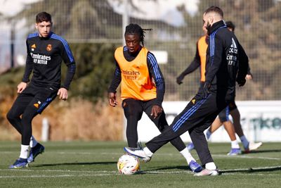 entrenamiento del real madrid