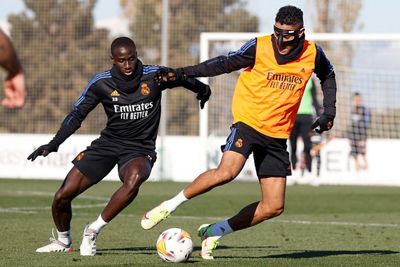 entrenamiento del real madrid