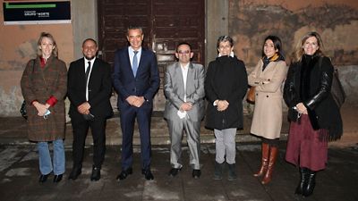 Roberto Carlos visita con CaixaBank el centro de menores Picón de Jarama