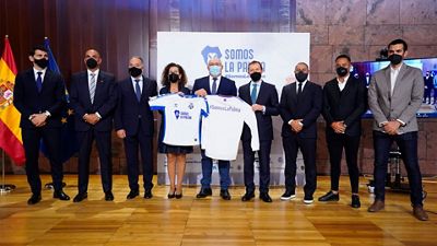 Presentación del partido solidario entre las leyendas del Real Madrid y el Tenerife