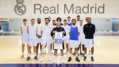 Laso, 800 partidos como entrenador del Real Madrid