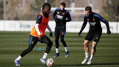 El equipo prepara el partido contra el Inter