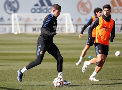 entrenamiento del real madrid