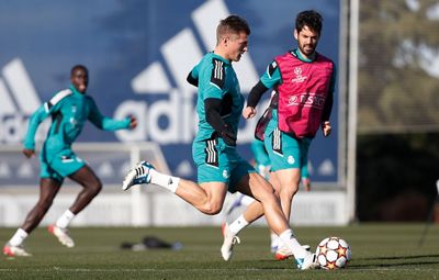 entrenamiento del real madrid