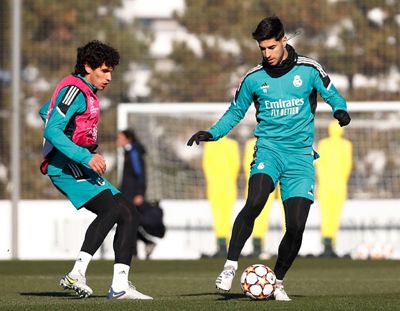 entrenamiento del real madrid