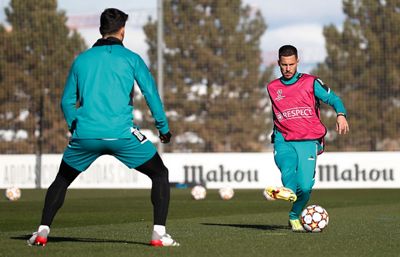entrenamiento del real madrid