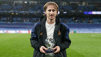 Modrić, MVP en su partido 100 en la Champions League