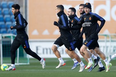 entrenamiento del real madrid