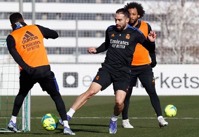 entrenamiento del real madrid