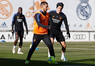 entrenamiento del real madrid
