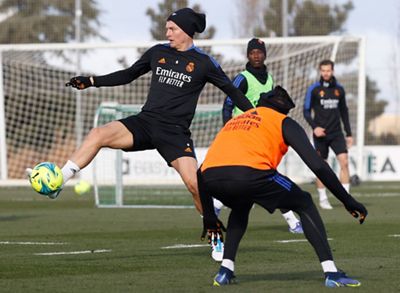 entrenamiento del real madrid