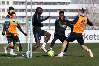 entrenamiento del real madrid