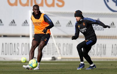 entrenamiento del real madrid