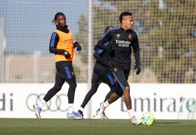 entrenamiento del real madrid