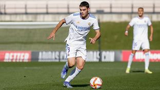 Once inicial del Castilla contra el San Fernando