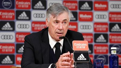 Ancelotti: 'El equipo me gusta mucho en el aspecto defensivo'