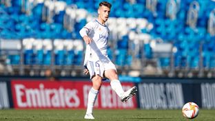 Once inicial del Castilla contra el Andorra