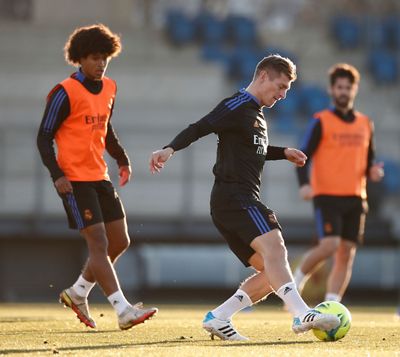entrenamiento del real madrid