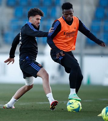entrenamiento del real madrid