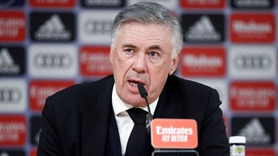 Ancelotti: “Si jugamos bien y no ganamos, estoy contento”