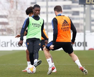 entrenamiento del real madrid