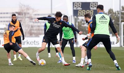 entrenamiento del real madrid