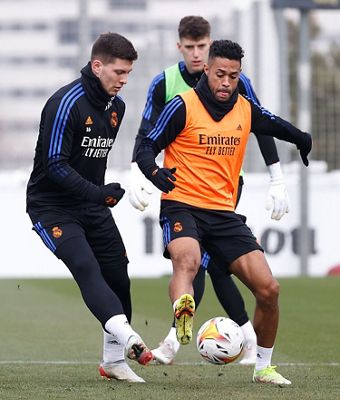entrenamiento del real madrid