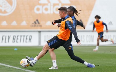 entrenamiento del real madrid