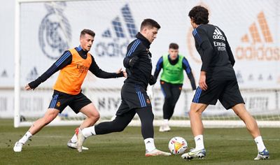 entrenamiento del real madrid