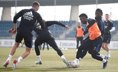 entrenamiento del real madrid