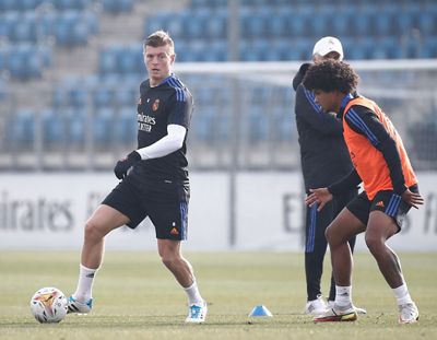 entrenamiento del real madrid