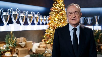 Florentino Pérez: “Que 2022 nos traiga salud, trabajo y felicidad para todos”